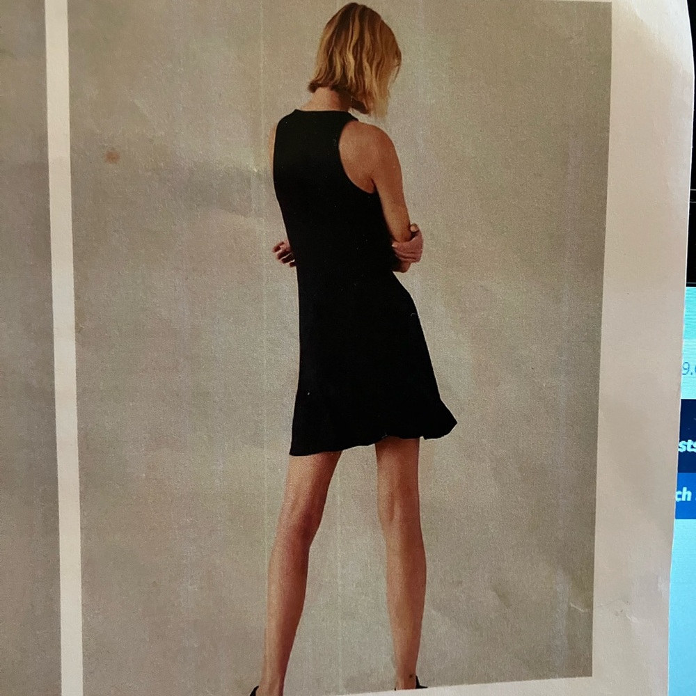 Athleta Black Halter Sheath Mini Dress